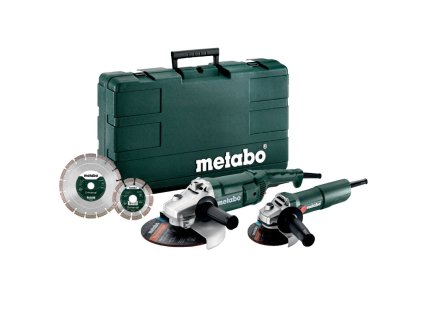110760 1 metabo combo set uhlovych brusek we 2200 230 w 750 125