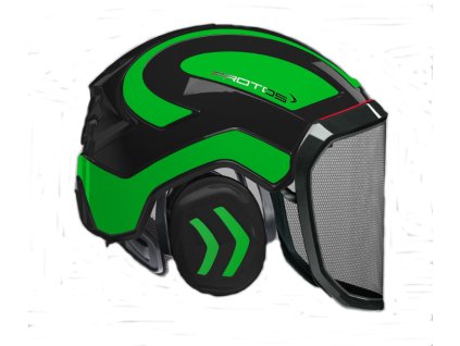111336 2 ochranna prilba protos integral forest f39 cerna neonovezelena