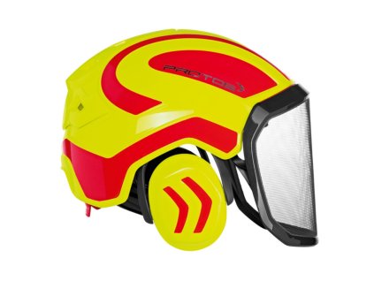 112806 2 ochranna prilba protos integral forest f39 neonovezluta cervena