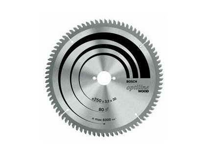 70308 1 pilovy kotouc pro kapovaci a pokosove pily 216x30 mm 60 zubu bosch optiline wood