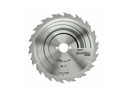 70350 2 pilovy kotouc pro rucni okruzni pily 184x16 mm 24 zubu bosch speedline wood