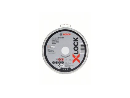 107793 plochy rezny kotouc 10x125x1x22 23 mm standard for inox x lock bosch