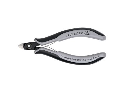 76122 1 presne bocni stipaci kleste na elektroniku esd knipex 7922120esd