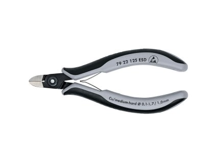 76125 1 presne bocni stipaci kleste na elektroniku esd knipex 7922125esd