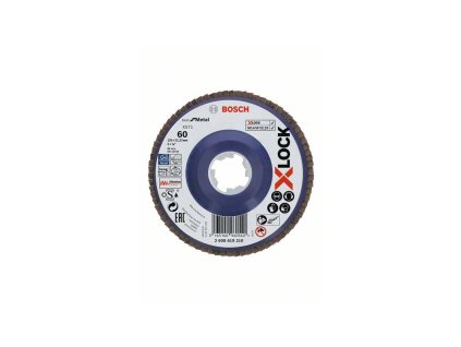 107841 1 rovny lamelovy brusny kotouc x lock 125 mm g 60 x571 best for metal bosch