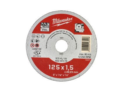 112071 1 rezny kotouc na kov scs 41 125 x 1 5 milwaukee