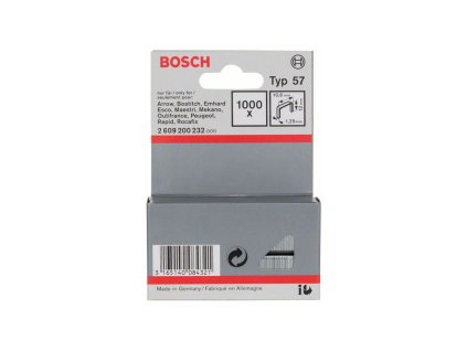 68835 1 sponky do sponkovacky z plocheho dratu typ 57 10 6x1 25x12 mm bosch