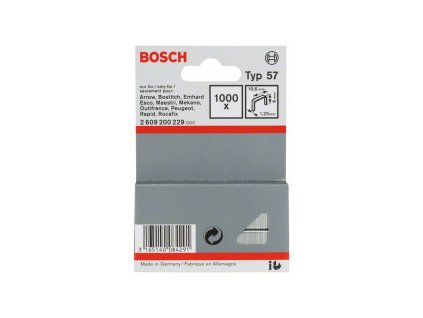 68832 1 sponky do sponkovacky z plocheho dratu typ 57 10 6x1 25x6 mm bosch