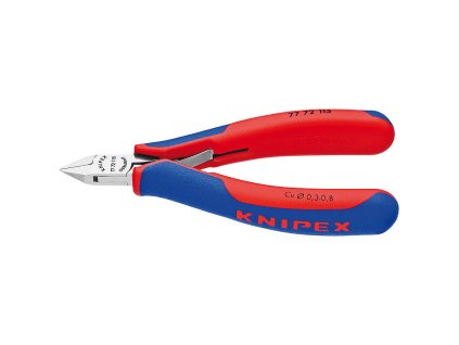 74418 1 stipaci kleste bocni pro elektroniku 115mm knipex 7772115