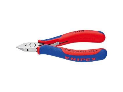 74430 1 stipaci kleste bocni pro elektroniku 130mm knipex 7742130