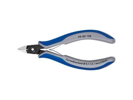 74532 1 stipaci kleste pro elektroniku jemne 125mm knipex 7942125