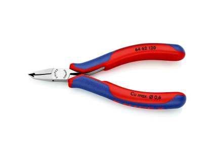 74304 1 stipaci kleste pro elektroniky celni 120mm knipex 6462120