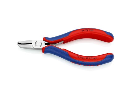 74565 1 stipaci kleste pro elektroniky celni 120mm knipex 6472120