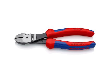 74313 1 stipaci kleste silove bocni 180mm knipex 7402180