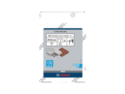114690 vrtaci korunka pro socket core cutter dry 82 x 60mm m16 bosch