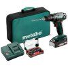 114120 1 aku vrtaci sroubovak bs 18 set metabo