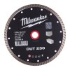 111834 1 diamantovy kotouc dut 230 x 22 2mm milwaukee