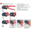 74976 1 krimpovaci kleste na lisovani konektoru knipex 975204