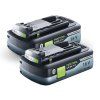 2x Festool Akumulátor HighPower BP 18 Li 4,0 HPC-ASI + Festool Vysavač CTLC SYS I-Basic Cleantec