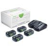napajeci sada 18v tbx4 tcl6 duo festool
