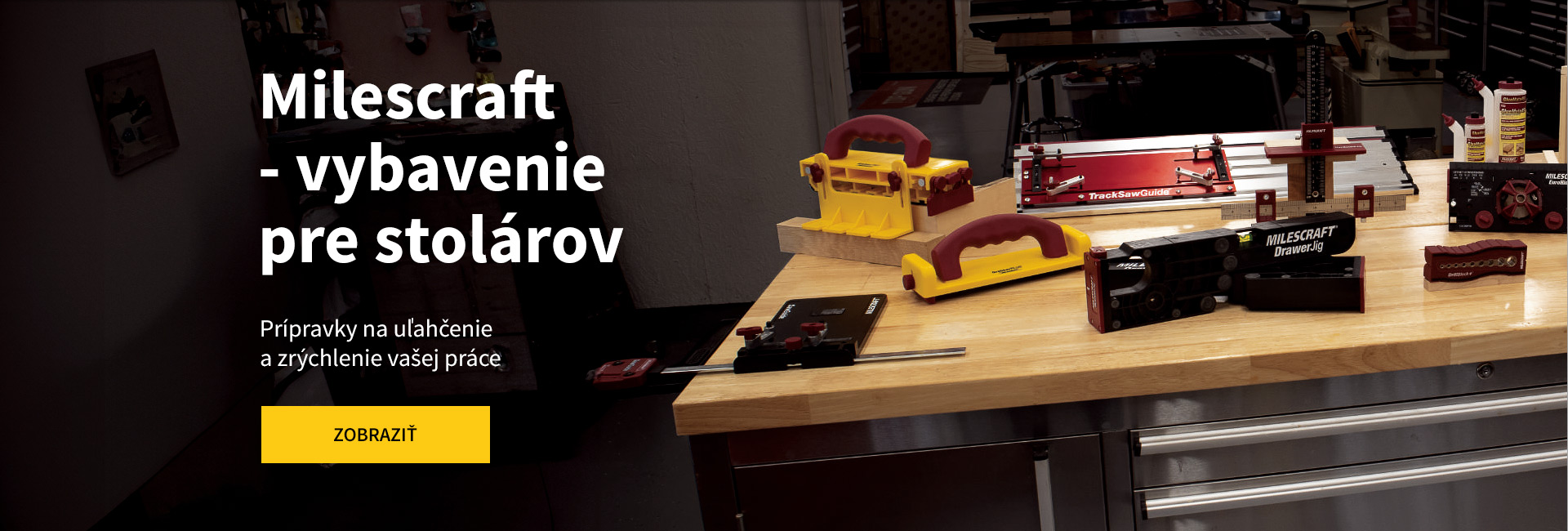 Milescraft – vybavenie pre stolárov