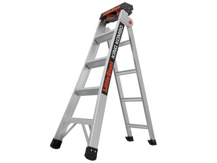 Litlle Giant - žebřík King Kombo Professional (King Kombo Model - 5, výška - štafle/ výsuvný 152 / 290 cm)