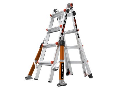 Little Giant - Conquest 2,0 žebřík do každého terénu (výška - štafle/ výsuvný 335 - 579 / 645 cm, Conquest All Terrain Model 22)