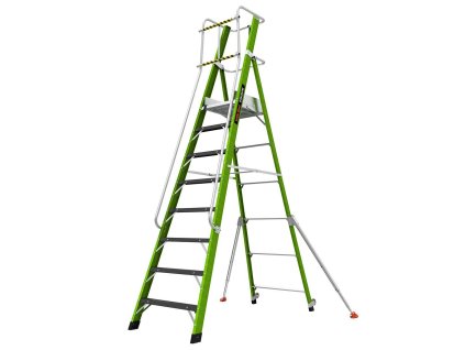 Little Giant -  Stadium  plošinový žebřík s klecí (model 2, počet schodů 2)