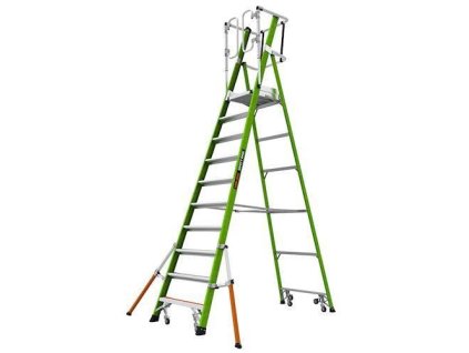 Little Giant - Pojízdný plošinový žebřík s klecí Safety Cage 2.0 (model 2, počet schodů 2/56 cm)