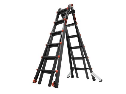 Little Giant - Velocity PRO víceúčelový kloubový žebřík (výška - štafle/ výsuvný 274-457/523 cm, model 17)