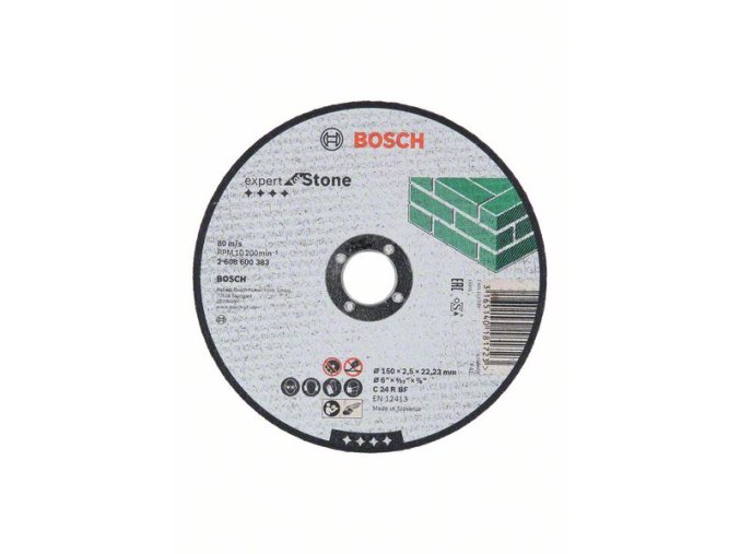 Rovný rezací kotúč Expert for Stone C 24 R BF, 150 mm, 2,5 mm