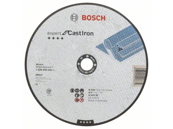 Rovný rezací kotúč Expert for Cast Iron AS 24 R BF, 230 mm, 3,0 mm