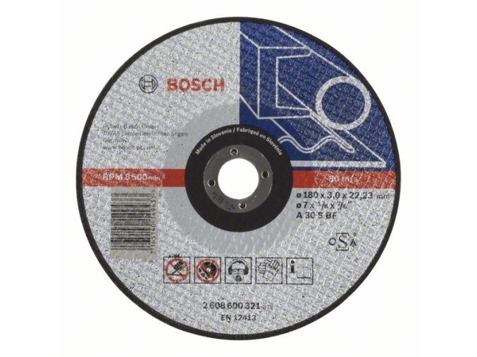Rovný rezací kotúč Expert for Metal A 30 S BF, 180 mm, 3,0 mm