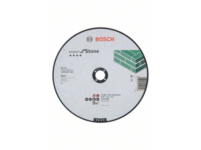 Rovný rezací kotúč Expert for Stone C 24 R BF, 230 mm, 3,0 mm