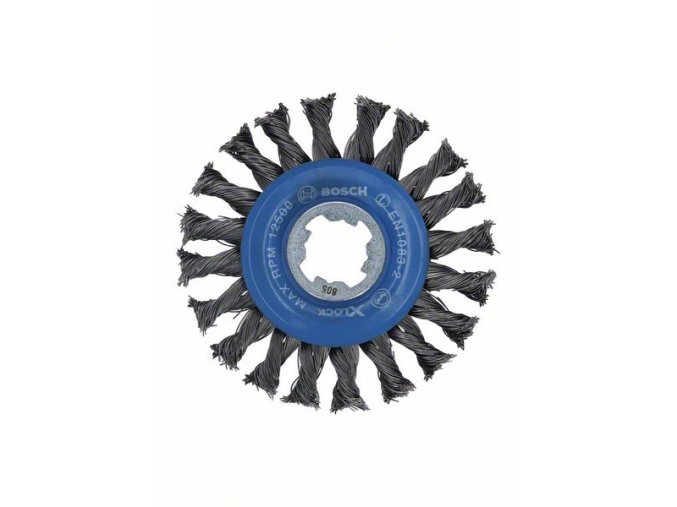 Drôtené koleso spletané X-LOCK 115, oceľ 115 mm, 0,5 mm, 12 mm, X-LOCK