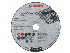 Rezací kotúč Expert for Inox A 60 R INOX BF; 76 mm; 1 mm; 10 mm