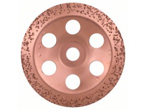 Miskovitý brúsny kotúč so zrnom z tvrdého kovu 180 x 22,23 mm; hrubý, šikmý