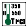 Teplovzdušná pištoľ, 2000 W 51G517, teplotný rozsah: I - 300 ° C, II - 500 ° C