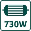 Pásová brúska, 730 W 51G707, nekonečný pás 75x457 mm