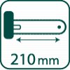 Akumulátorová reťazová píla 18 V, akumulátor Li-Ion 1,3 Ah  - 2 ks 52G585
