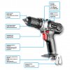 Akumulátorový vŕtací skrutkovač Energy+ 18 V 58G006, Li-Ion, samoupevňovacie skľučovadlo 13mm, bez akumulátora