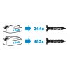 Akumulátorový vŕtací skrutkovač bezkefkový s príklepom Energy+ 18V, Li-Ion 58G020, 13 mm, bez akumulátora