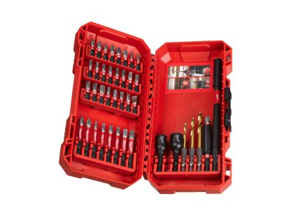 MILWAUKEE® 40 dielna sada bitov a nástrčných klúčov SHOCKWAVE™