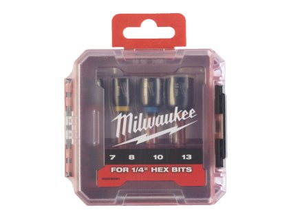 MILWAUKEE® 4 dielna sada magnetických nástrčných klúčov SHOCKWAVE™
