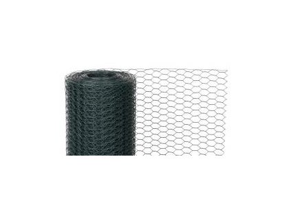 Pletivo GARDEN HEX PVC 1000/13/0,9 mm, zelené, RAL 6005, šesťhranné, chovateľské, bal. 25 m