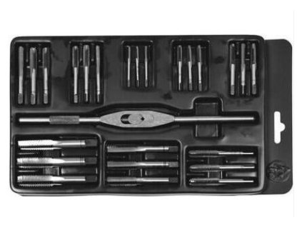 Závitníky metrické sadové M3 - M12, 25 dielov