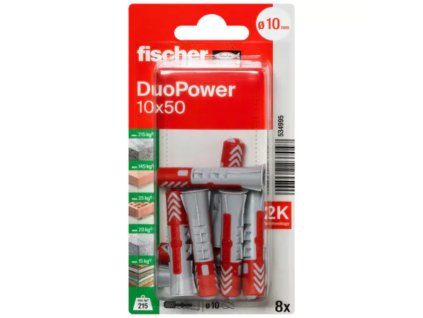 Hmoždinka FISCHER DuoPower 10 x 50 mm blister 8ks