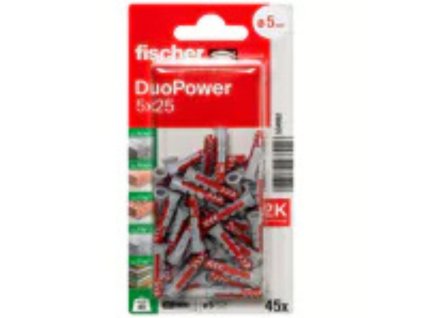 Hmoždinka fischer DuoPower 5 x 25 blister 45ks