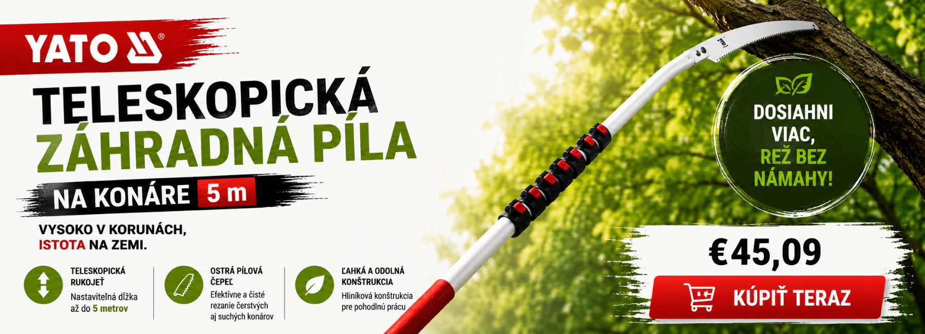 Yato teleskopická píla