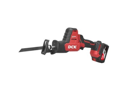 DCK Akumulátorová bezuhlíková mečová píla 20 V (1 x 4,0 akumulátor + nabíjačka)
